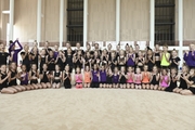 Joint photo of gymnasts at the training camp