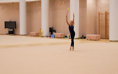 During training with the Olympic champion and the Academy coaches, Eva Kononova demonstrated a true champion spirit