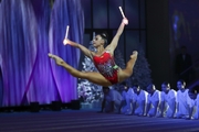 Lala Kramarenko (Russia) at gala show Sky Grace tournament