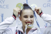 Mariia Borisova with medals