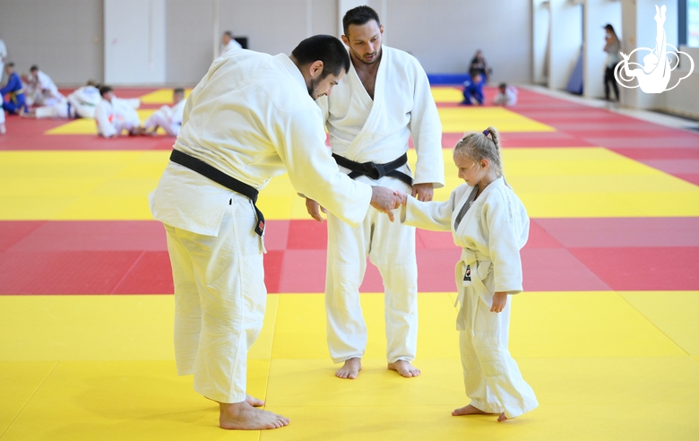 What was the master class by Olympic medalist Tamerlan Bashaev like? A five-year-old judoka and her mother tell us