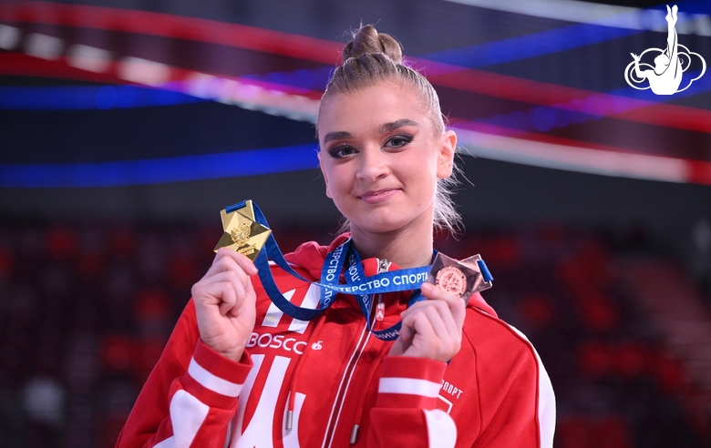 Александра Борисова после церемонии награждения