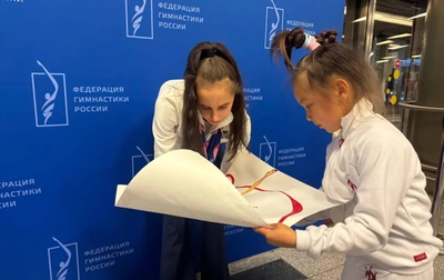 Гимнастки сборной России вернулись в Москву после чемпионата России