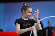 Sofia Ilteryakova during floor testing