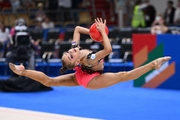 Ksenia Savinova during the ball exercise