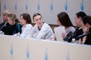 Специалисты Академии во время контрольной тренировки перед чемпионатом Европы