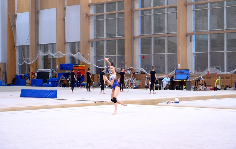 A new highlight in Maria Borisova's clubs routine—in a new video from her World Championships preparations!