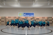 Alla Dukhova's dance studio TODES intensive course participants during a flash mob