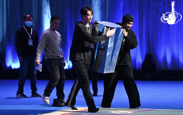 Rehearsal of the Sky Grace-2023 tournament opening ceremony in Beijing