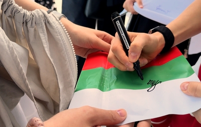 The European champion in the ribbon among juniors Yana Zaikina from Volgograd warmly talked with fans from Kursk, Kazan and Bryansk, gave autographs and took memorable photos with each!