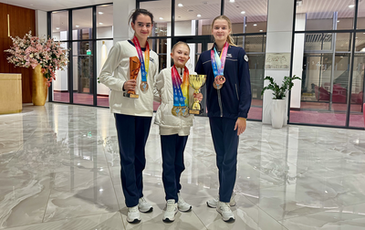 После успешных выступлений на международных турнирах наши гимнастки вернулись в Академию