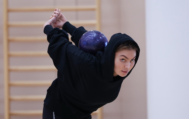 May 21, 2026. Olympic champion Alina Kabaeva during training at the Academy