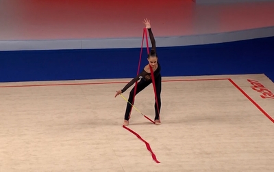 The performance of Mariia Borisova with the ribbon at the Sky Grace Cup International Tournament and Beijing Top Open 2025!