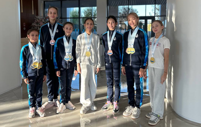 Academy gymnasts returned from international competitions in Kazakhstan