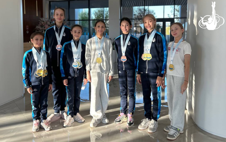 Academy gymnasts returned from international competitions in Kazakhstan