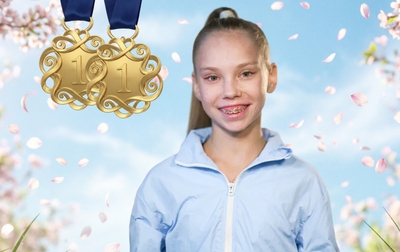 Ева Кононова выиграла финалы с обручем и мячом на первом этапе «Кубка сильнейших»