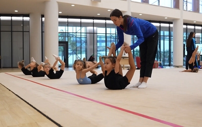 Preschoolers from free early development groups of the Academy start the year with interesting exercises!