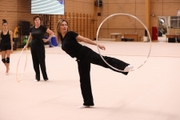October 6, 2026. Olympic champion Alina Kabaeva during a training session in Novogorsk
