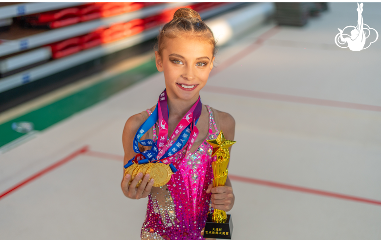 Diana Sobyanina won four gold medals at the international Grand Prix Star Ripple Cup