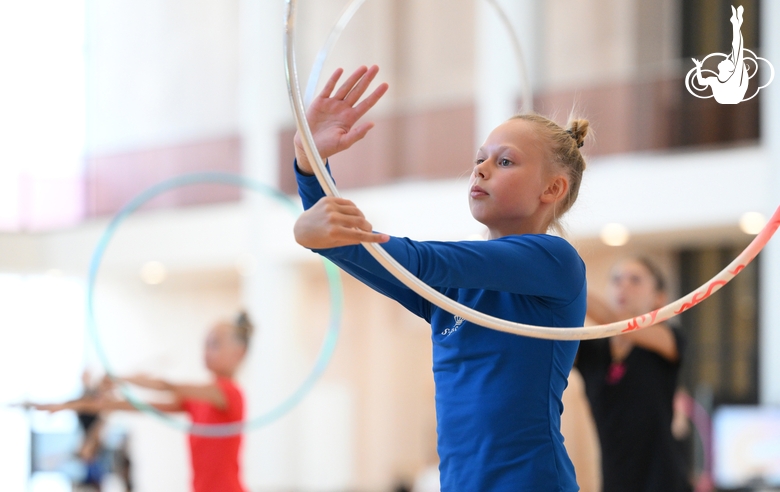 Daria Khoroshilova during the recovery camp at the Academy