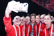Олимпийская чемпионка Алина Кабаева — во второй соревновательный день «Кубка сильнейших» в Москве