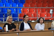 Судьи во время контрольной тренировки