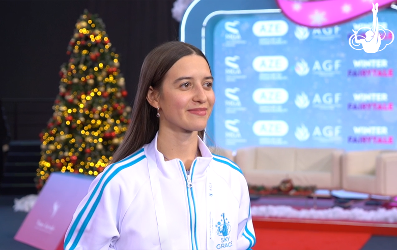 Yana Zaikina and her coach Elizaveta Chernova talk about the performance at the international competitions in Baku