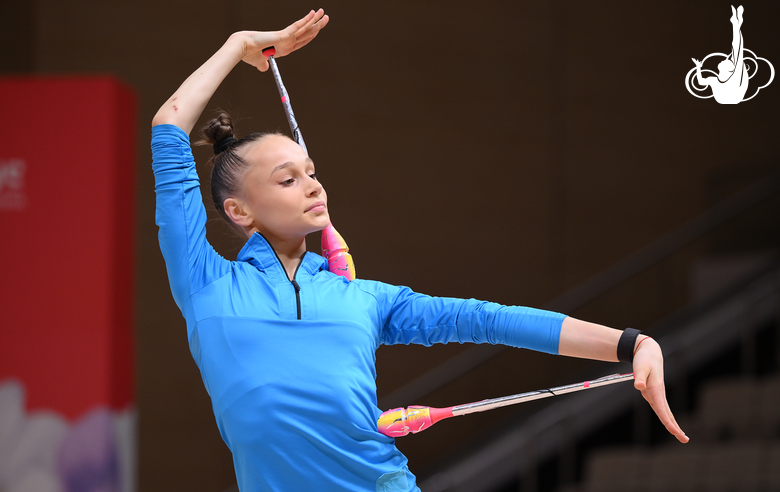 Яна Заикина во время опробования