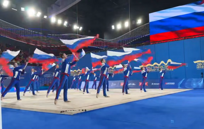 Episodes of the bright opening ceremony of the Russian championship