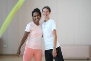 Coaches Pooja Surve and Elizaveta Chernova