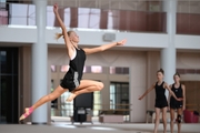 Gymnast during training at the Academy