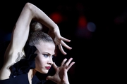 Elizaveta Zorkina (Belarus) during a performance at the gala show