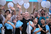 Training camp participants during the final concert