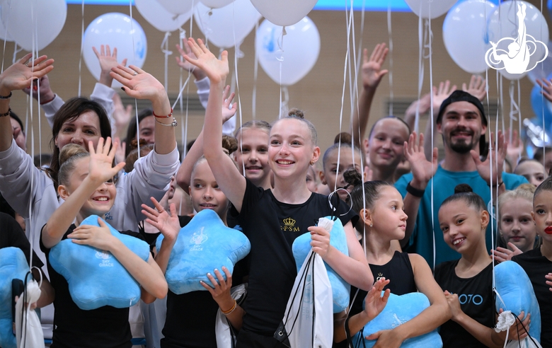 Training camp participants during the final concert