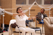 September 12, 2026. Olympic champion Alina Kabaeva during a training session in Novogorsk