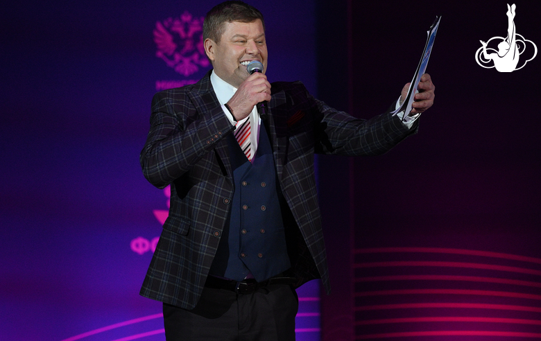 TV presenter Dmitry Guberniev during the gala show