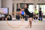 Gymnast Avani Nitesh Kadam during training at the Academy