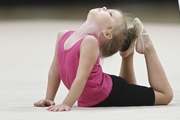 A young gymnast during Academy selection