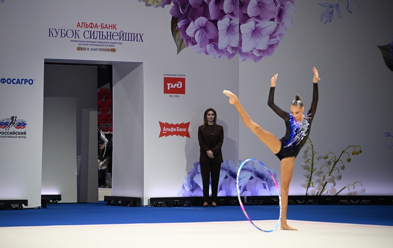September 19, 2026. Olympic champion Alina Kabaeva and Yana Zaikina during the performance