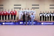 Winners and runners-up of the all-Russian Sky Grace Cup competition in group exercises