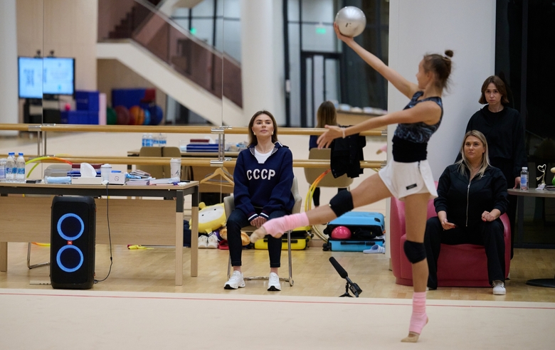 Новая тренировка с олимпийской чемпионкой Алиной Кабаевой состоялась в Академии