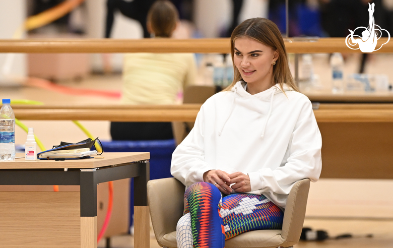 December 17, 2025. Olympic champion Alina Kabaeva during training at the Academy