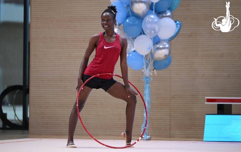 Malanda Mainga Messi Celeste during her performance at the final concert
