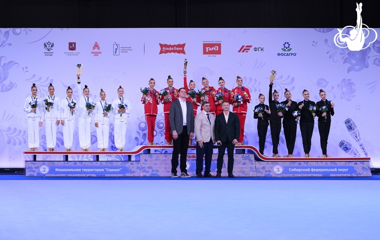 Церемония награждения команд