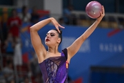 Lala Kramarenko during the ball exercise