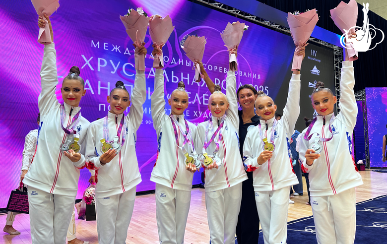 The Academy group team won two more medals in individual finals at the Crystal Rose international tournament