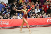 Sabina Samatova during an exercise without an object