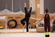 10 сентября 2026 года. Олимпийская чемпионка Алина Кабаева во время тренировки с Яной Заикиной в Новогорске