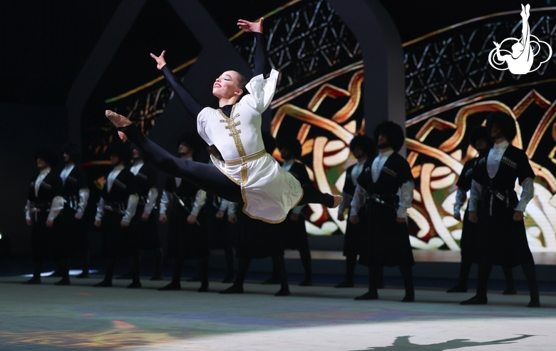 Vladislava Sharonova during the Eagle performance