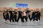 Alla Dukhova's dance studio TODES intensive course participants during a flash mob